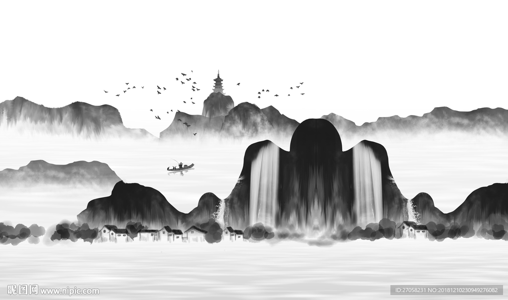 山水画