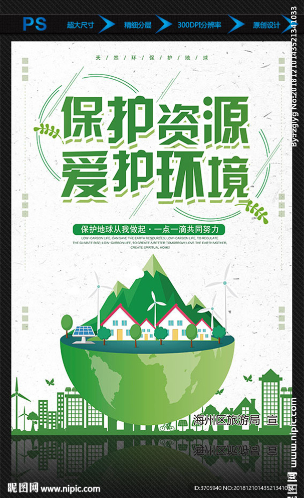 绿色环保公益广告海报