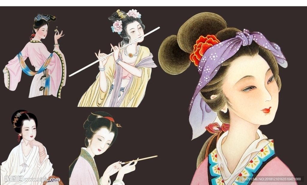 四大美女 西施 貂禅 王昭君