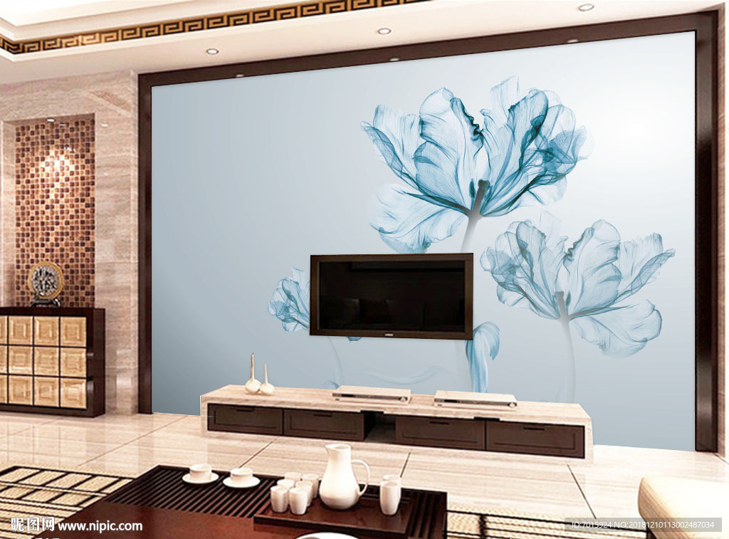电视墙 电视背景墙 背景墙画