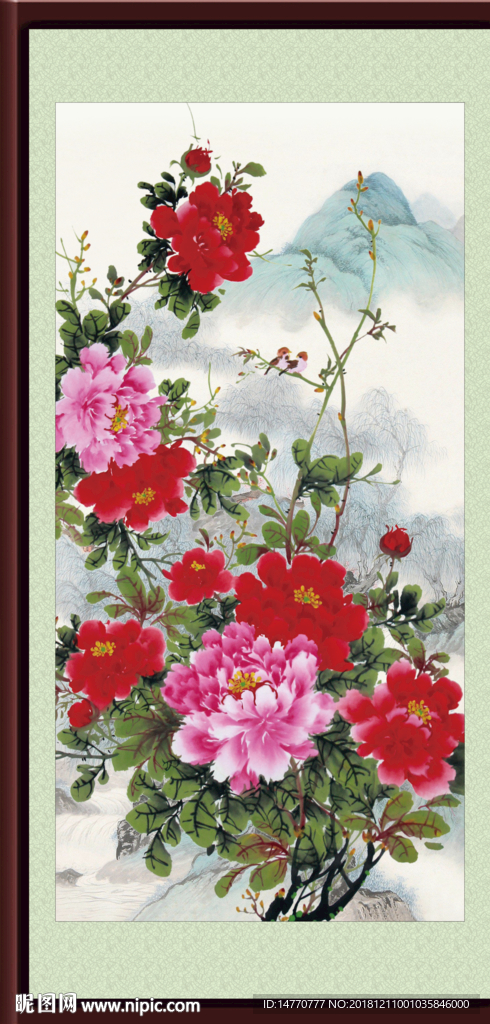 富贵牡丹 富贵有余 花开富贵图