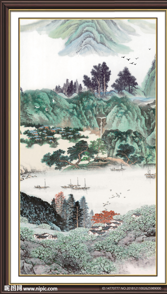 人间仙境 风景画