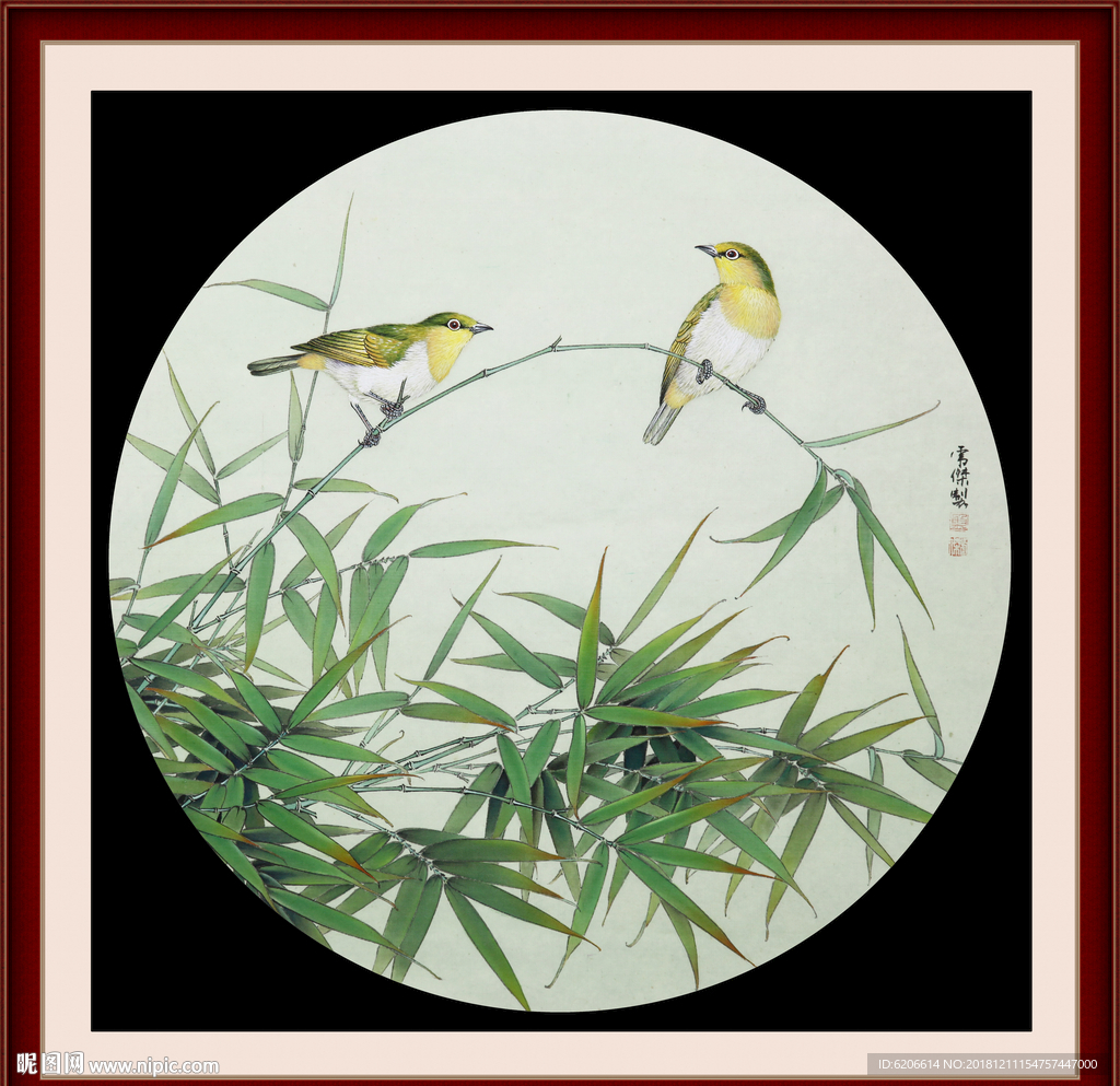 禅意花鸟