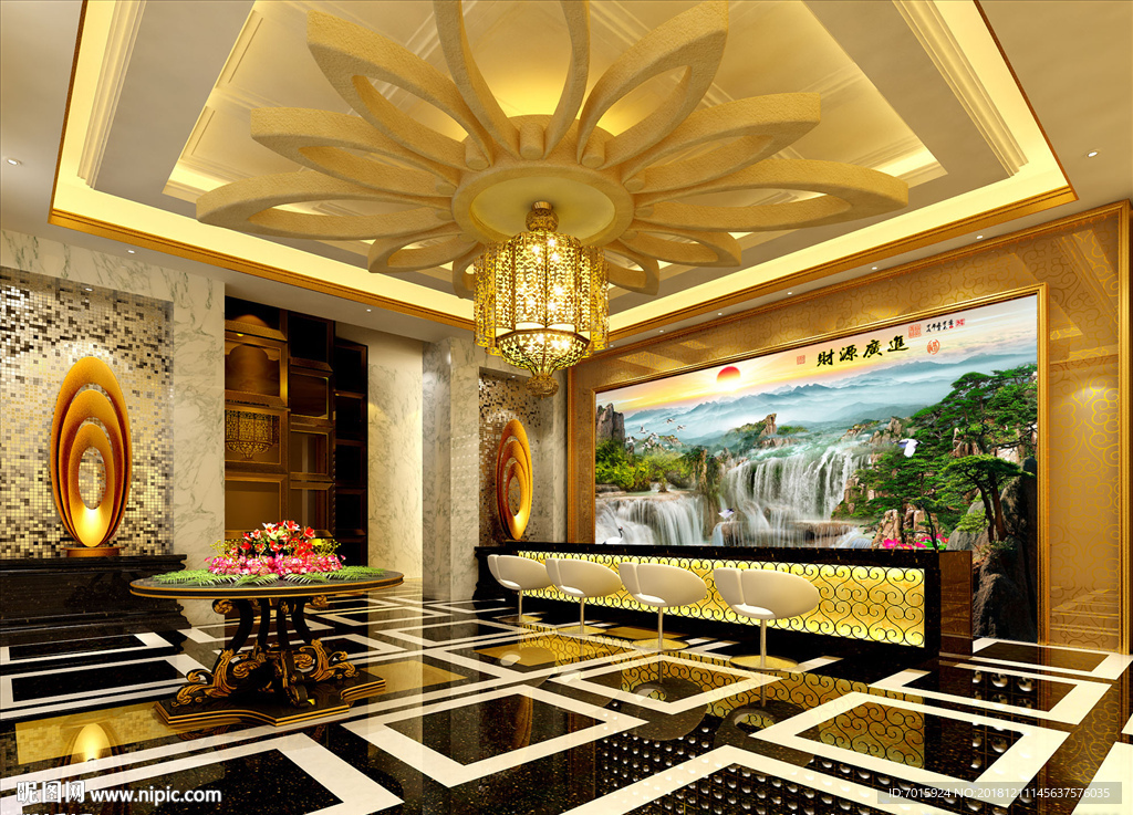 黄山迎客松 山水 风景  装饰