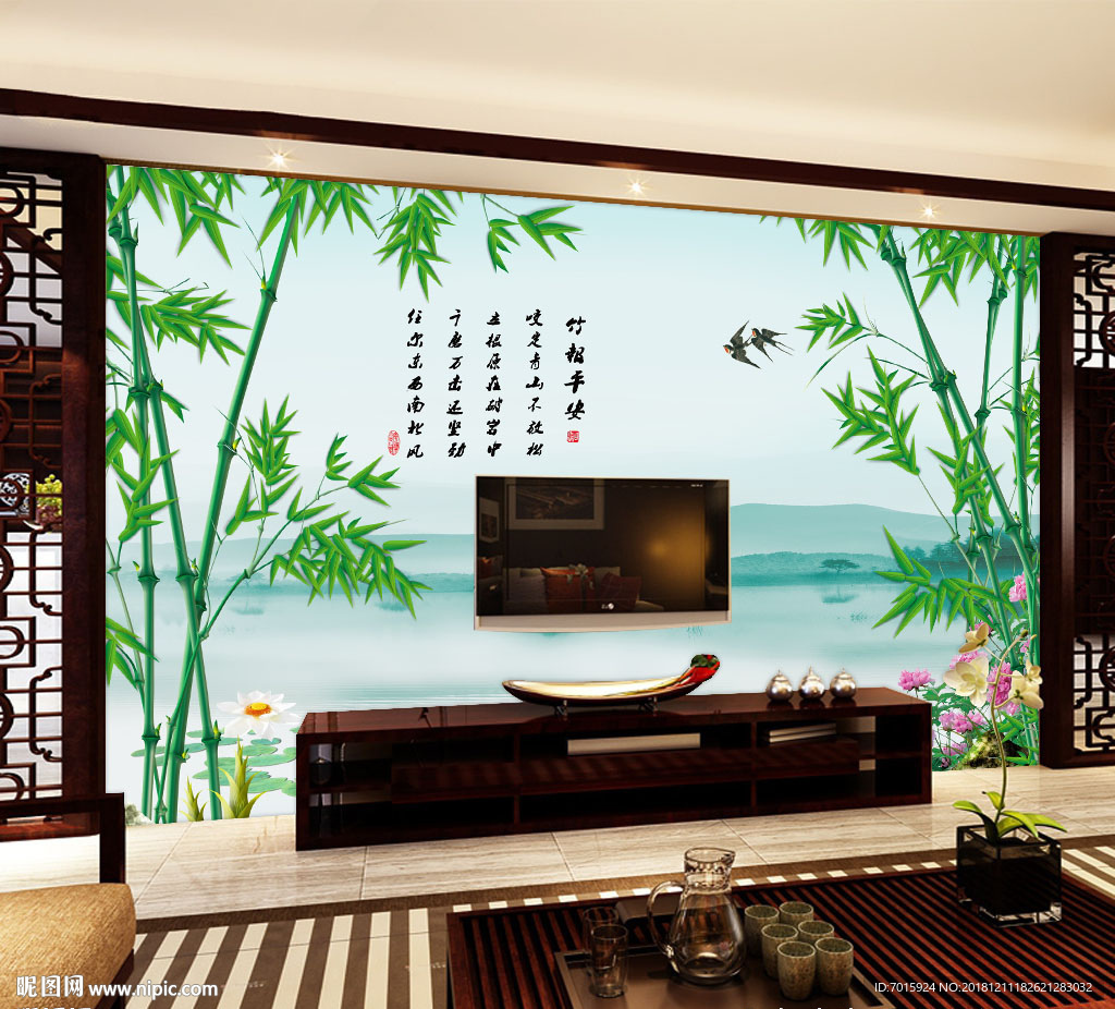 山水风景画 江山如画 中国风