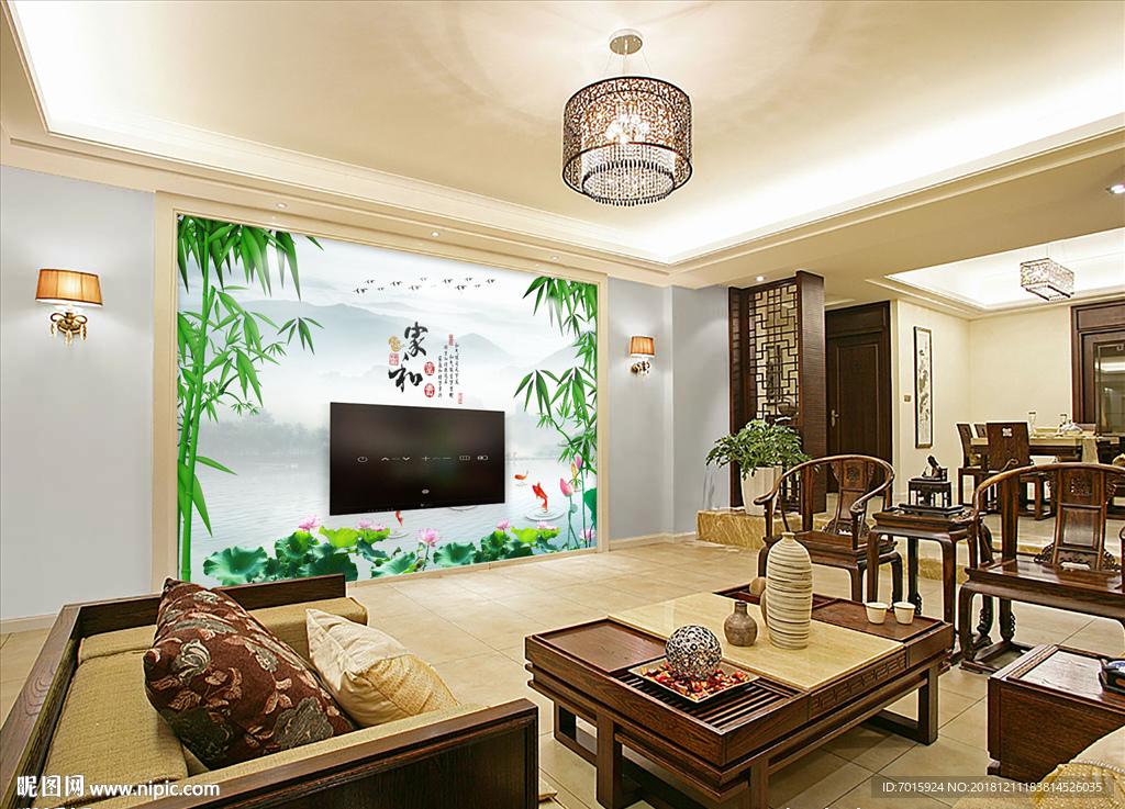 山水风景画 江山如画 中国风