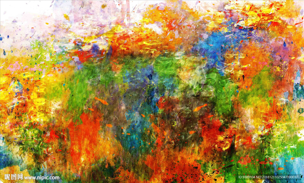 抽象油画
