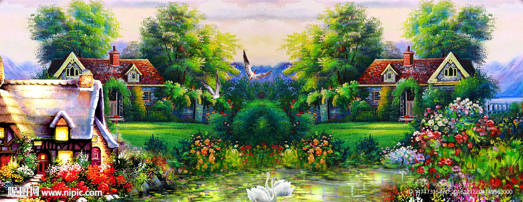 油画风景