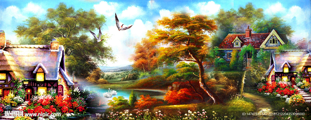 风景油画
