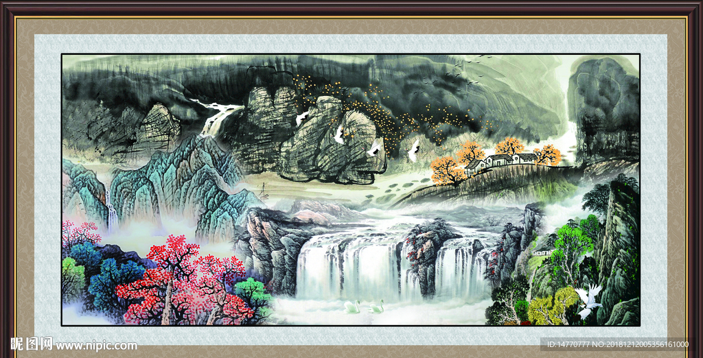 山水风景图
