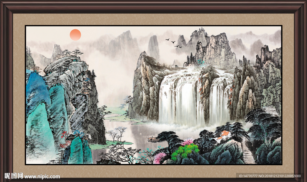 山水风景图