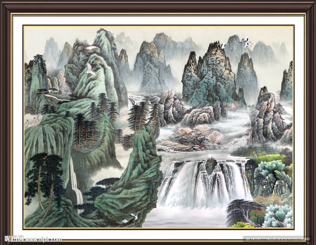 山水风景图