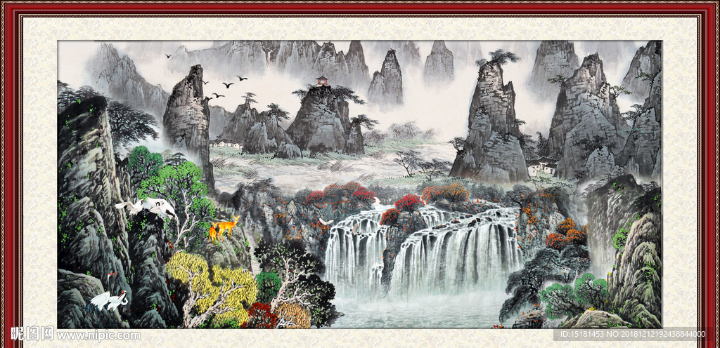 山水图 办公室山水画