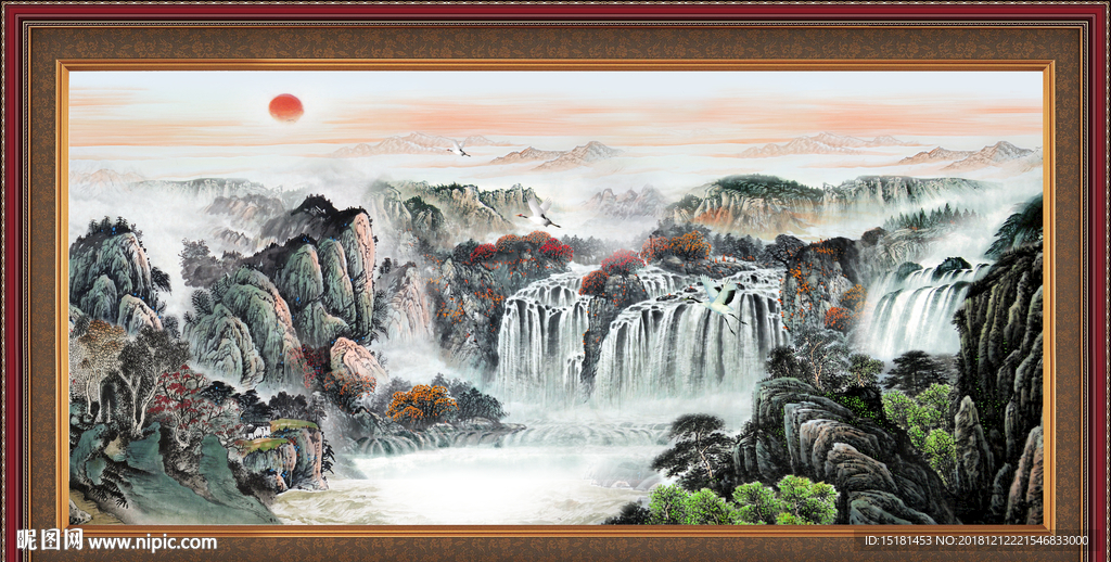 山水风景图