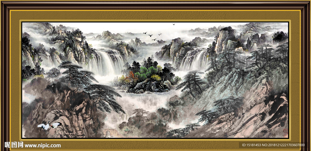 山水风景图