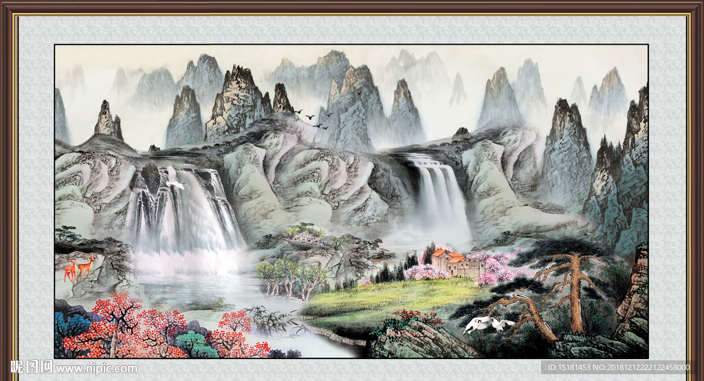 山水风景图