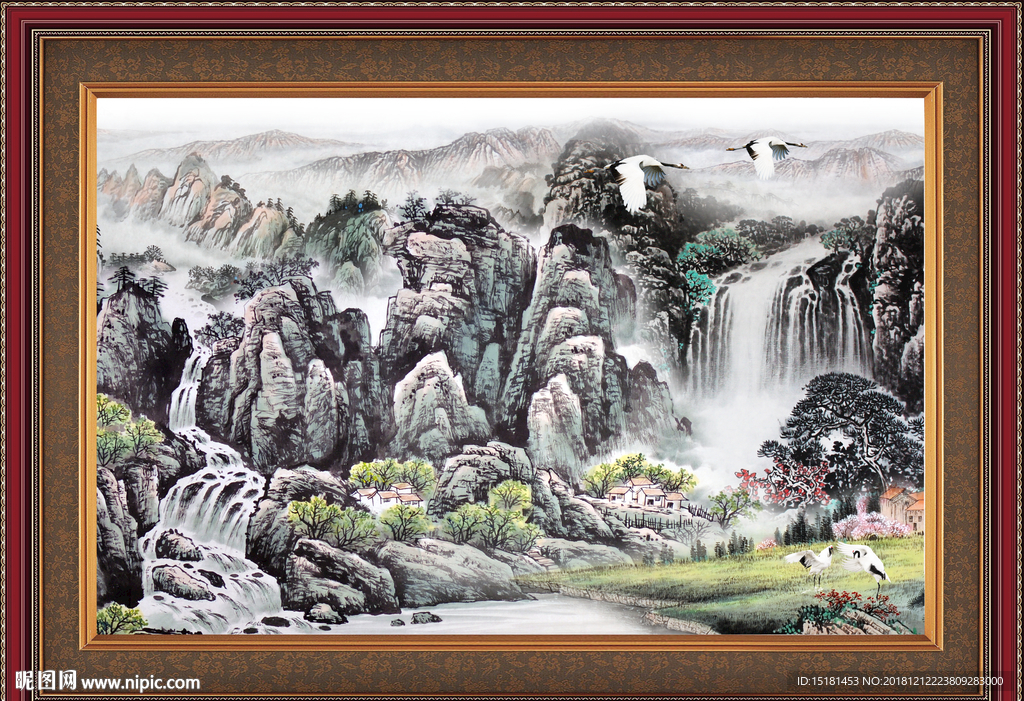 山水风景图