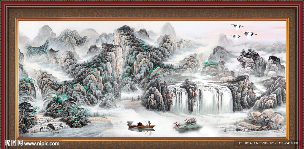 山水风景图
