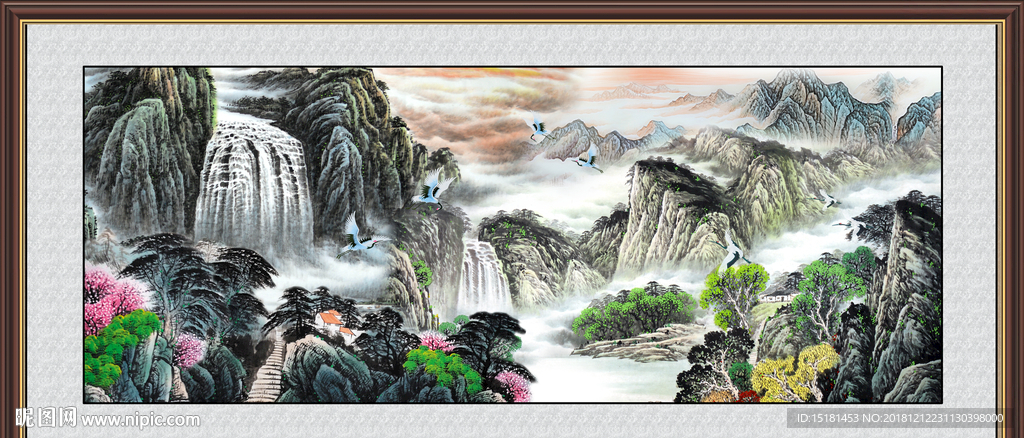 山水风景图