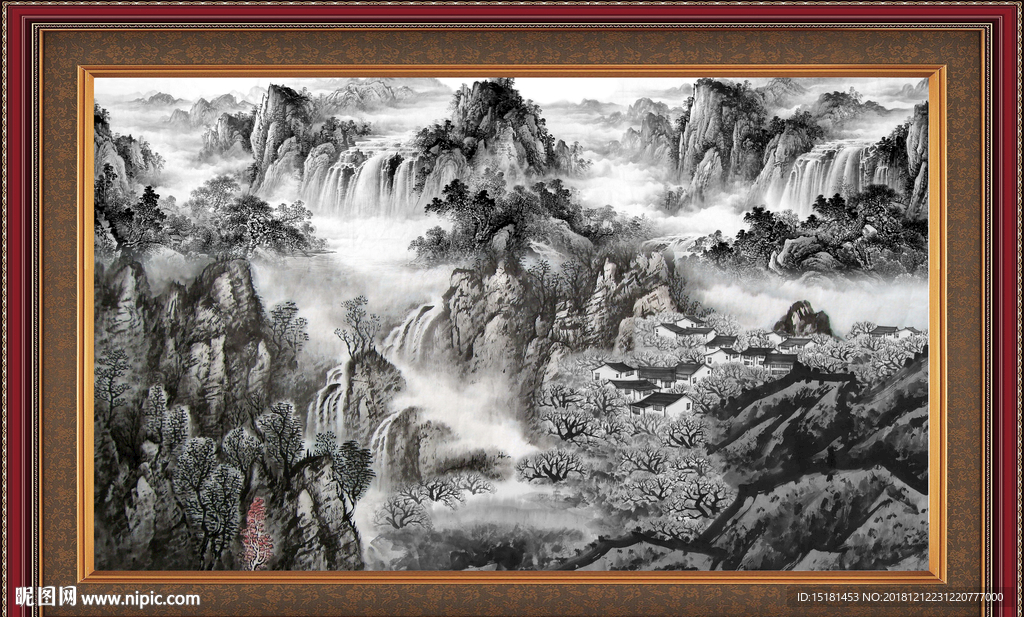 山水风景图