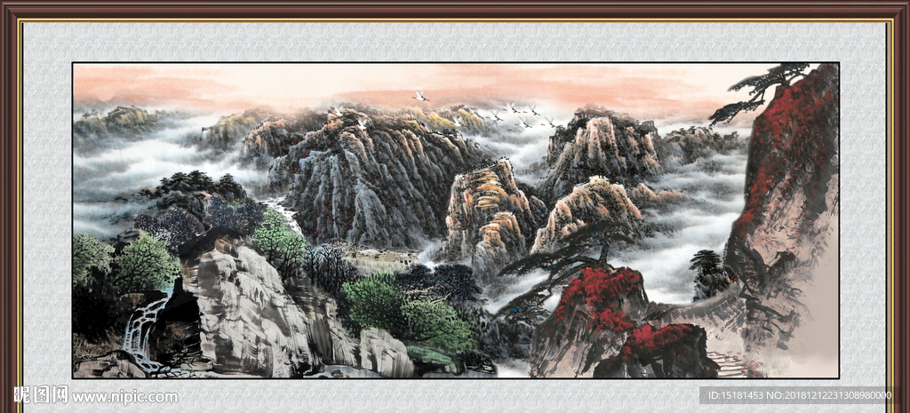 山水风景图
