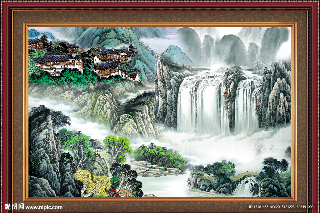 山水风景图