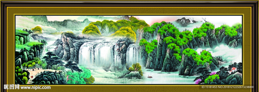 山水风景图
