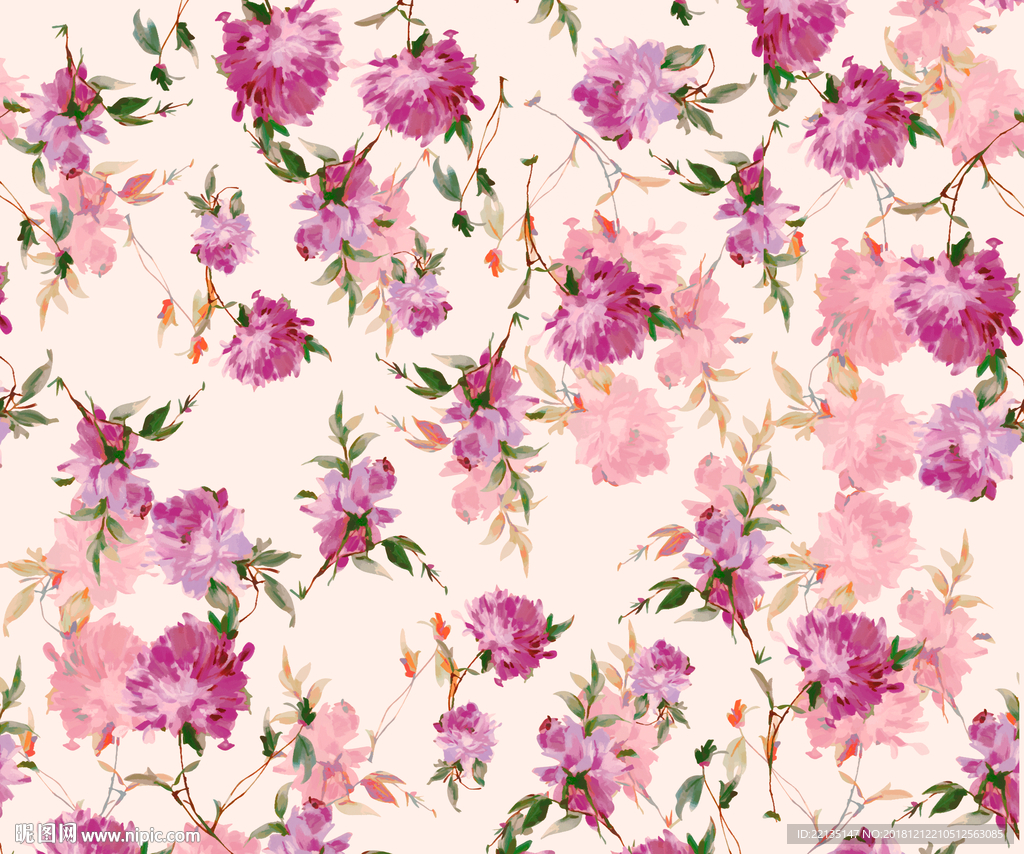 服装花