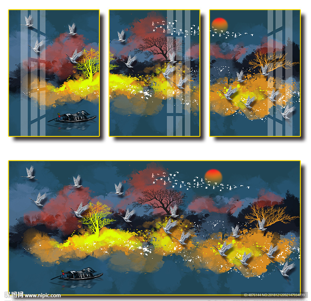 晶瓷装饰画无框画