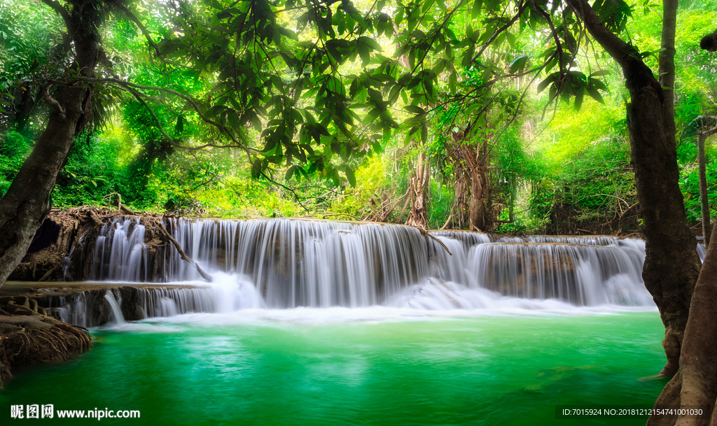 清新背景墙 大自然 壁画 风景
