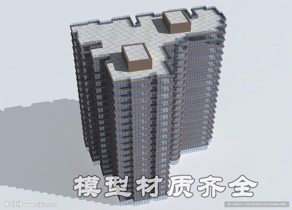 高层住宅模型