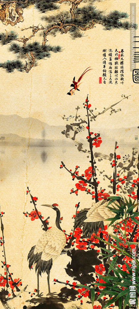 松鹤图