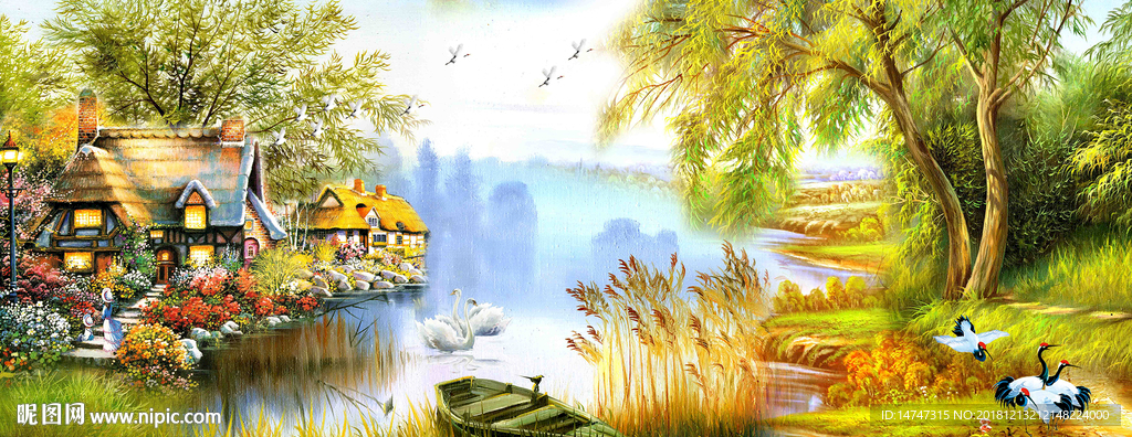 油画风景