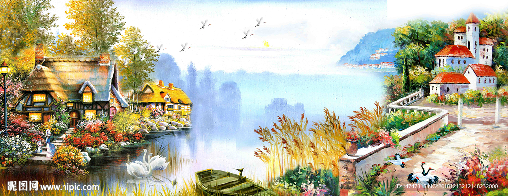 油画风景
