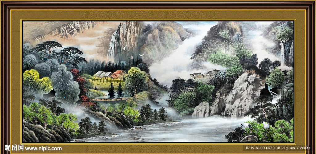 山水风景图