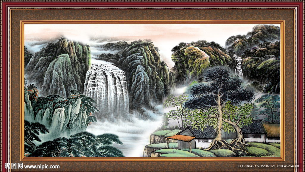 山水风景图