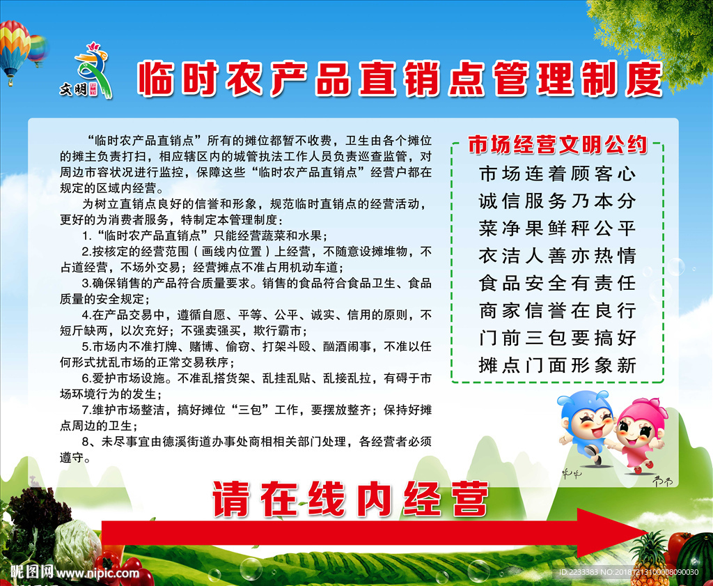 临时菜市场管理制度