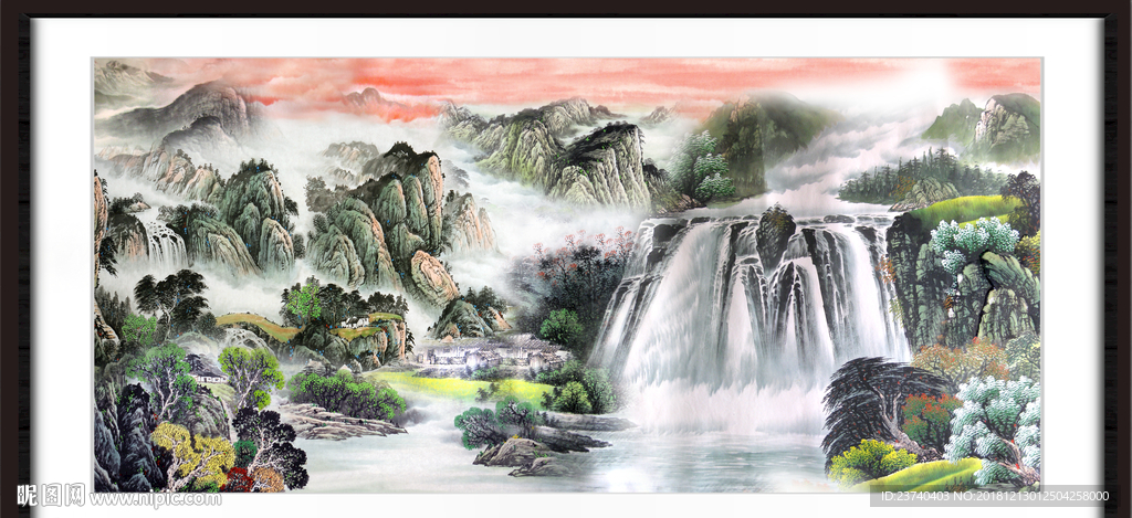 山水画 江山多娇