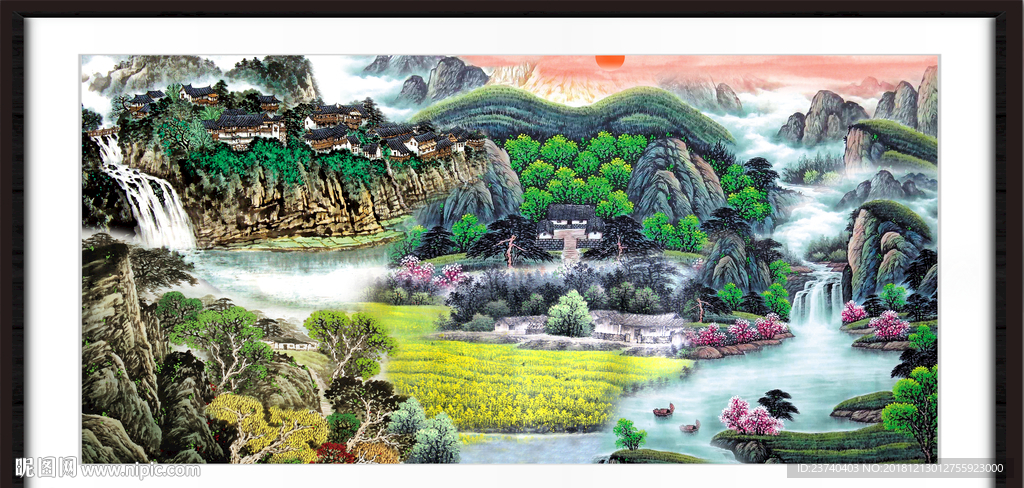 山水画 江山多娇