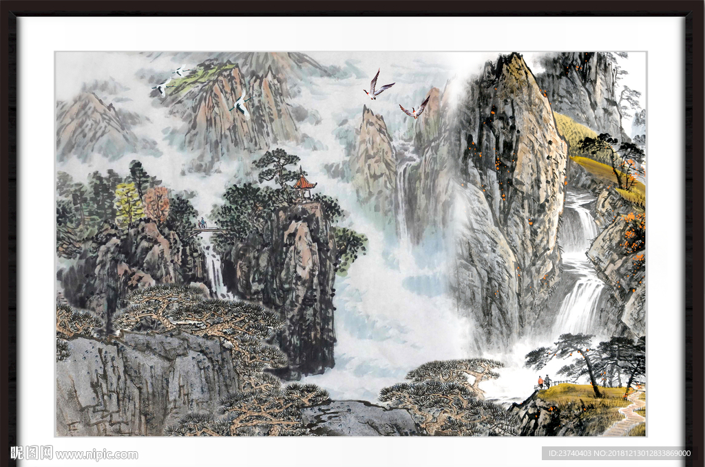 山水画 江山多娇