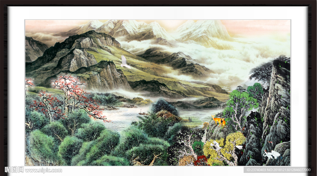 山水画 江山多娇