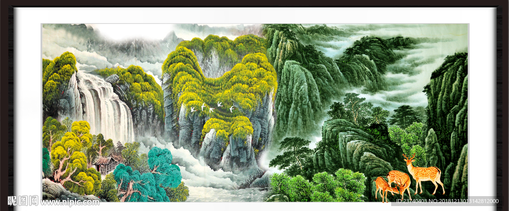 山水画 江山多娇