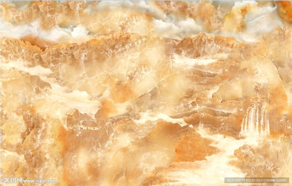 新款大理石纹电视背景墙