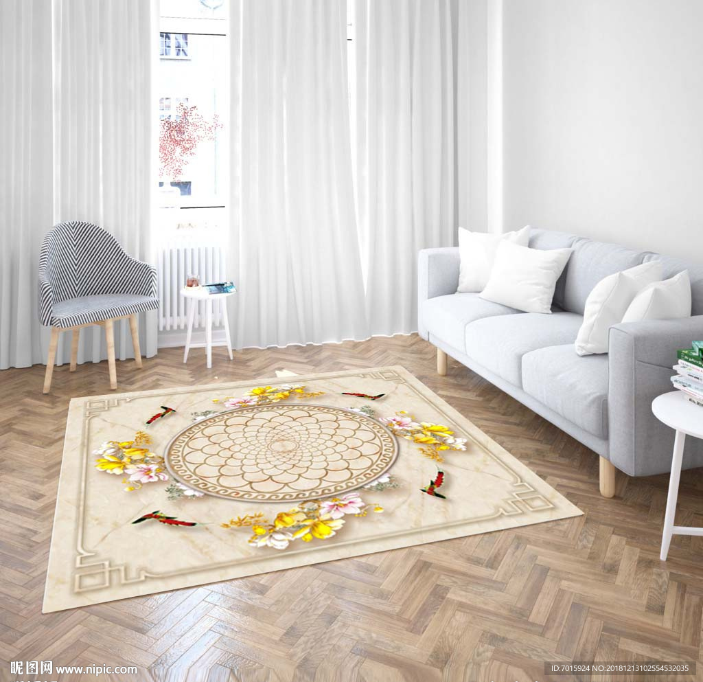 欧式风格吊顶 背景墙装饰画 抛