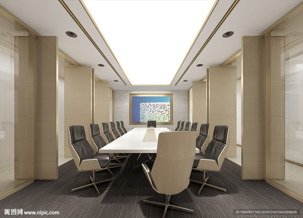 会议室模型效果图