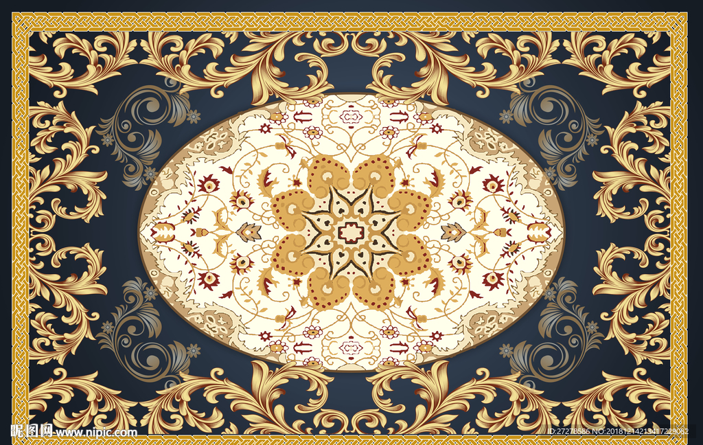 客厅地毯 大型地毯图案