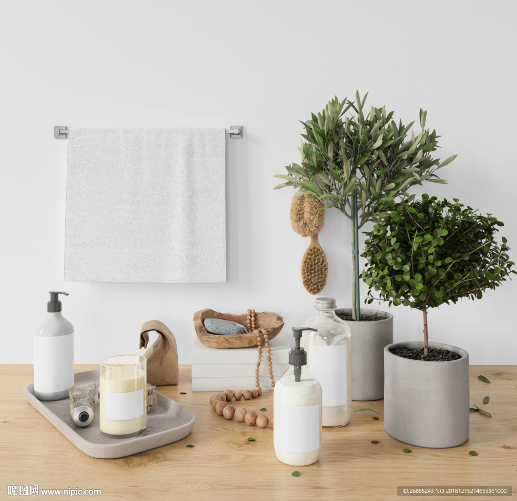 卫生间背景样机