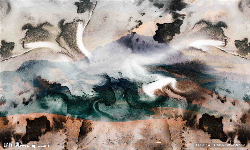 抽象油画