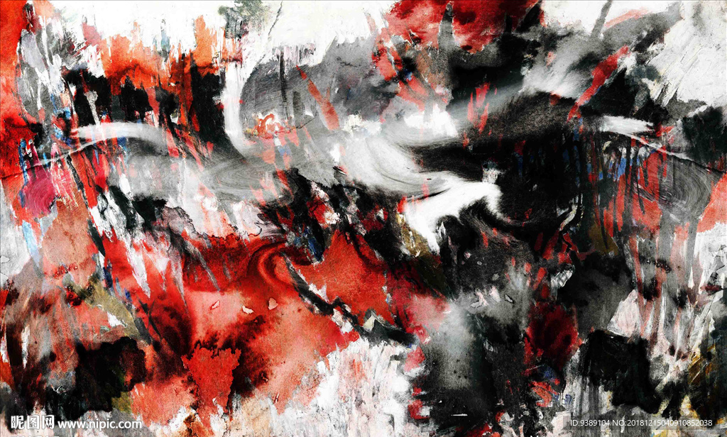 抽象油画