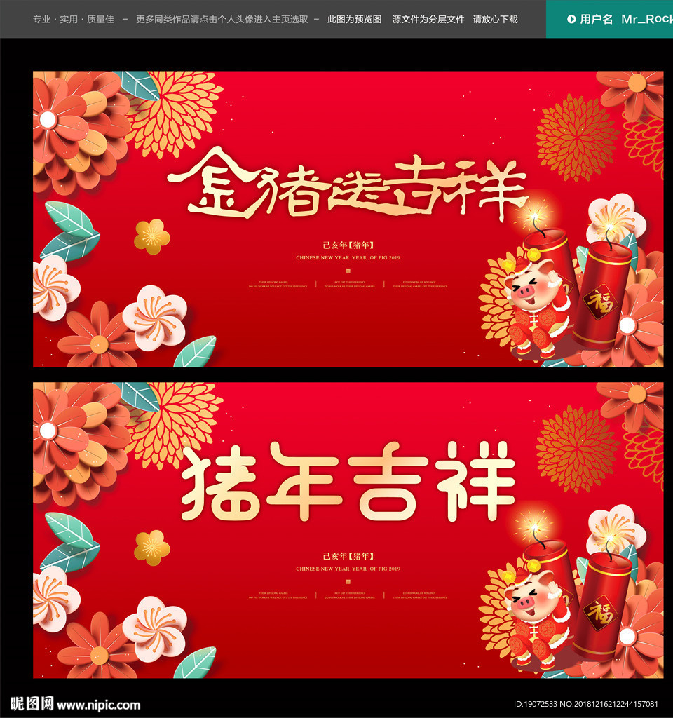 2019猪年